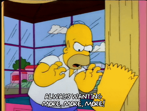 Yelling Homer Simpson GIF