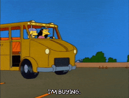 Driving Season 3 GIF by The Simpsons