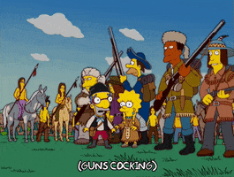 Aiming Episode 11 GIF by The Simpsons