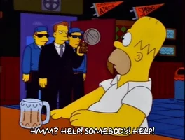 youre coming with me homer simpson GIF