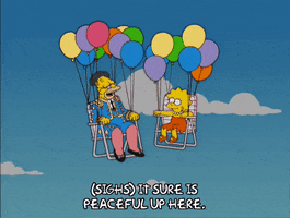 Flying Lisa Simpson GIF by The Simpsons