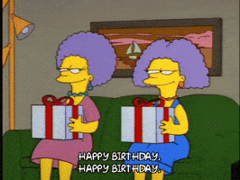 Happy Birthday GIF by The Simpsons