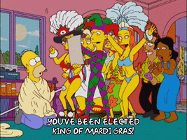 Episode 1 Happy Mardi Gras GIF by The Simpsons