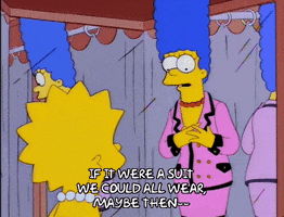 marge simpson pink GIF