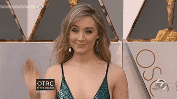 waving saoirse ronan GIF by The Academy Awards