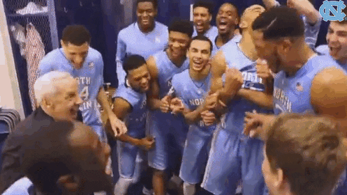 jumping college basketball GIF by UNC Tar Heels
