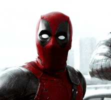 myonlyalias deadpool shock GIF