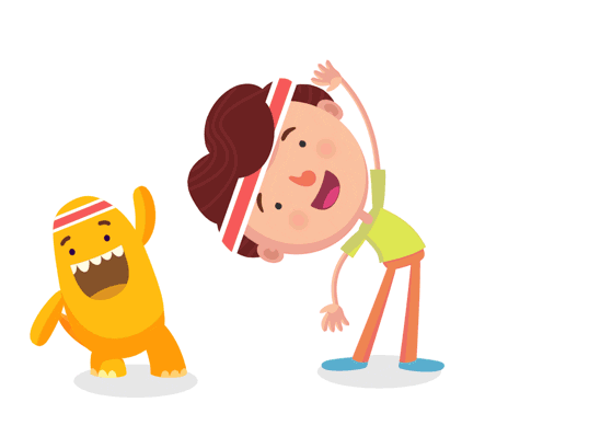Kids Stretching GIF by PlayKids