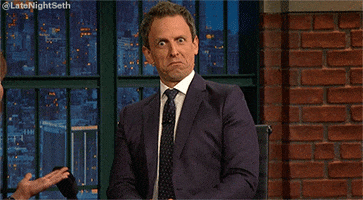 Excuse Me No GIF by Late Night with Seth Meyers