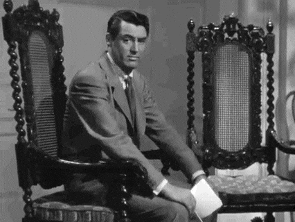 cary grant shrug GIF by Warner Archive