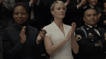 Robin Wright Applause GIF by House of Cards