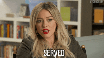 hilary duff diss GIF by YoungerTV