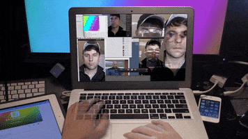selfie scrolling GIF by Anthony Antonellis
