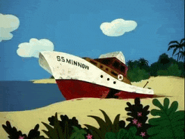 the new adventures of gilligan beach GIF by Warner Archive