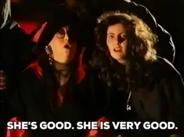 she is very good double double toil and trouble GIF