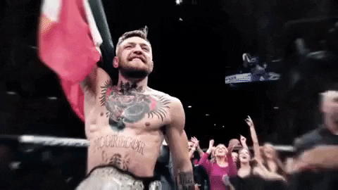 Conor Mcgregor Celebration GIF by UFC - Find & Share on GIPHY
