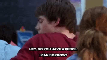  mean girls mean girls movie aaron samuels hey do you have a pencil i can borrow GIF