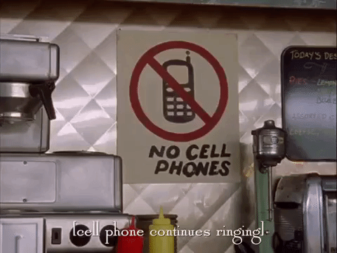 no cell phone gif