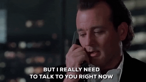 I Really Need To Talk To You Right Now GIFs - Get the best GIF on GIPHY
