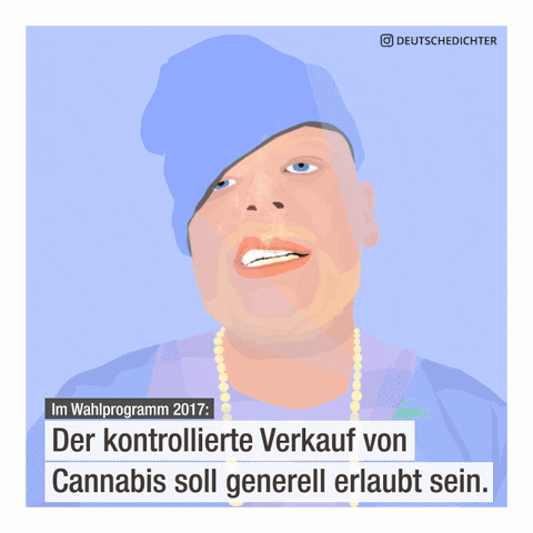 deutschedichter rap hiphop 2017 cannabis GIF