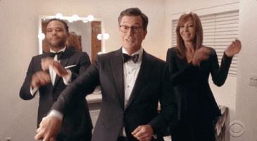 Stephen Colbert Point GIF by Emmys