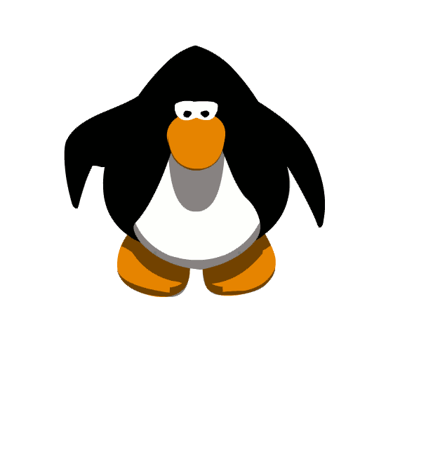 A Penguin Jumping In A Box Portal Sticker