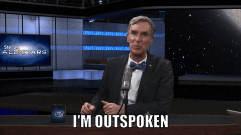 Image result for outspoken gif"