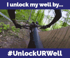 unlockurwell cycling mental health bicycle biking GIF