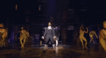leslie odom jr broadway GIF by Hamilton: An American Musical