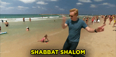 Shabbat Shalom Conan Obrien GIF by Team Coco