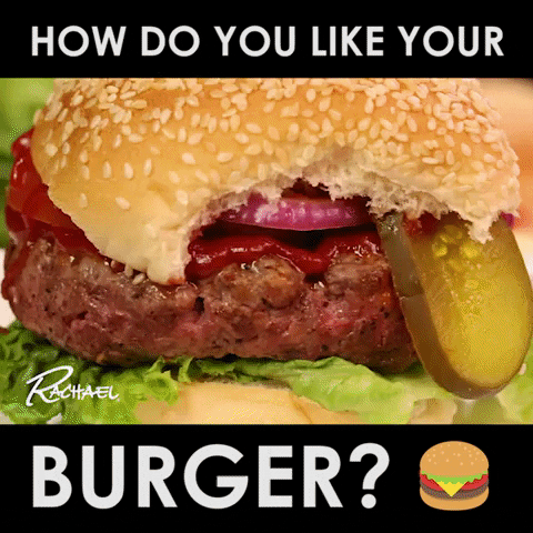 rachaelrayshow burger cheese hamburger bacon GIF