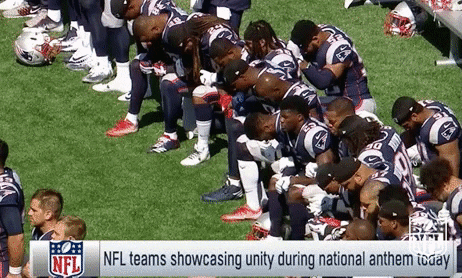 Image result for kneeling players gif
