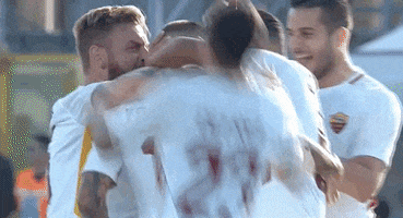 roma happy football soccer excited GIF