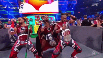 New Day Dancing GIF by WWE