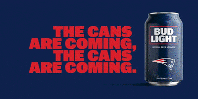 bud light nfl cans GIF by ADWEEK