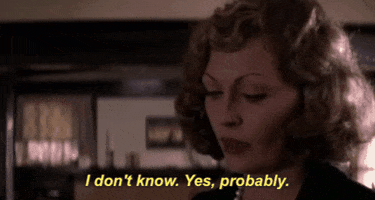 confused faye dunaway GIF