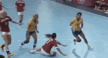 handball olympics sweden look out coming through GIF