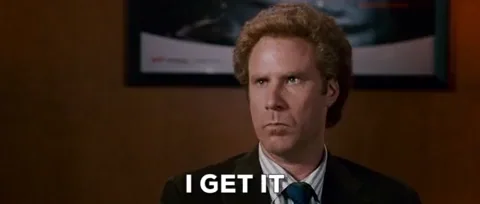 I Understand Will Ferrell GIF by reactionseditor