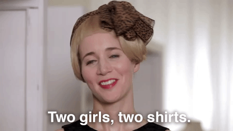 Two Girls Two Shirts GIFs - Get the best GIF on GIPHY