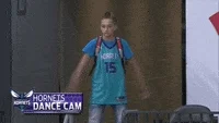charlotte hornets backpack kid GIF by NBA
