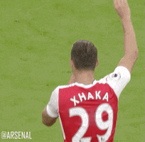 granit xhaka football GIF by Arsenal
