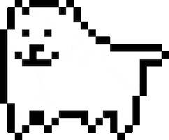 vegito happy dog cool undertale Sticker