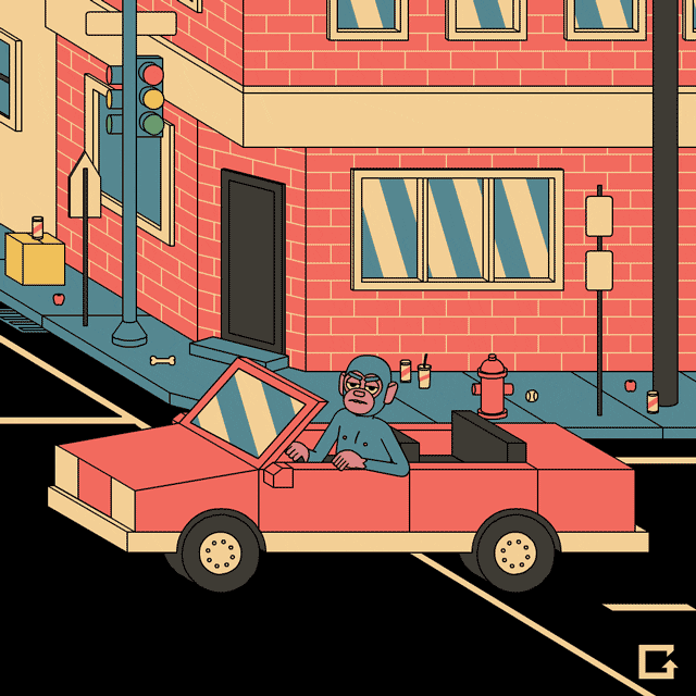 Monkey Man Driving A Car Are You Joking Just Kidding Ha It Me GIF by