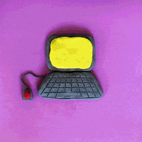 Stop Motion Computer GIF by nothingisfunny