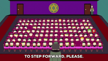 crowd jew scouts GIF by South Park 