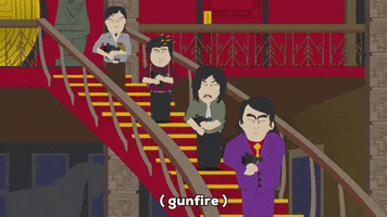 suits shooting GIF by South Park 