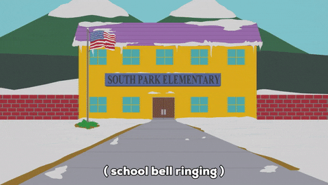 School Bell Ringing Gif