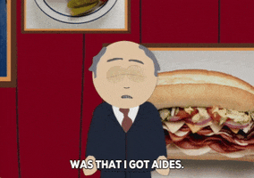 sandwich aides GIF by South Park 