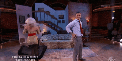 vanilla ice listening GIF by Dancing with the Stars