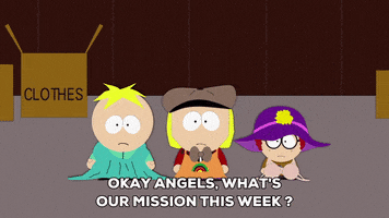stage costumes GIF by South Park 